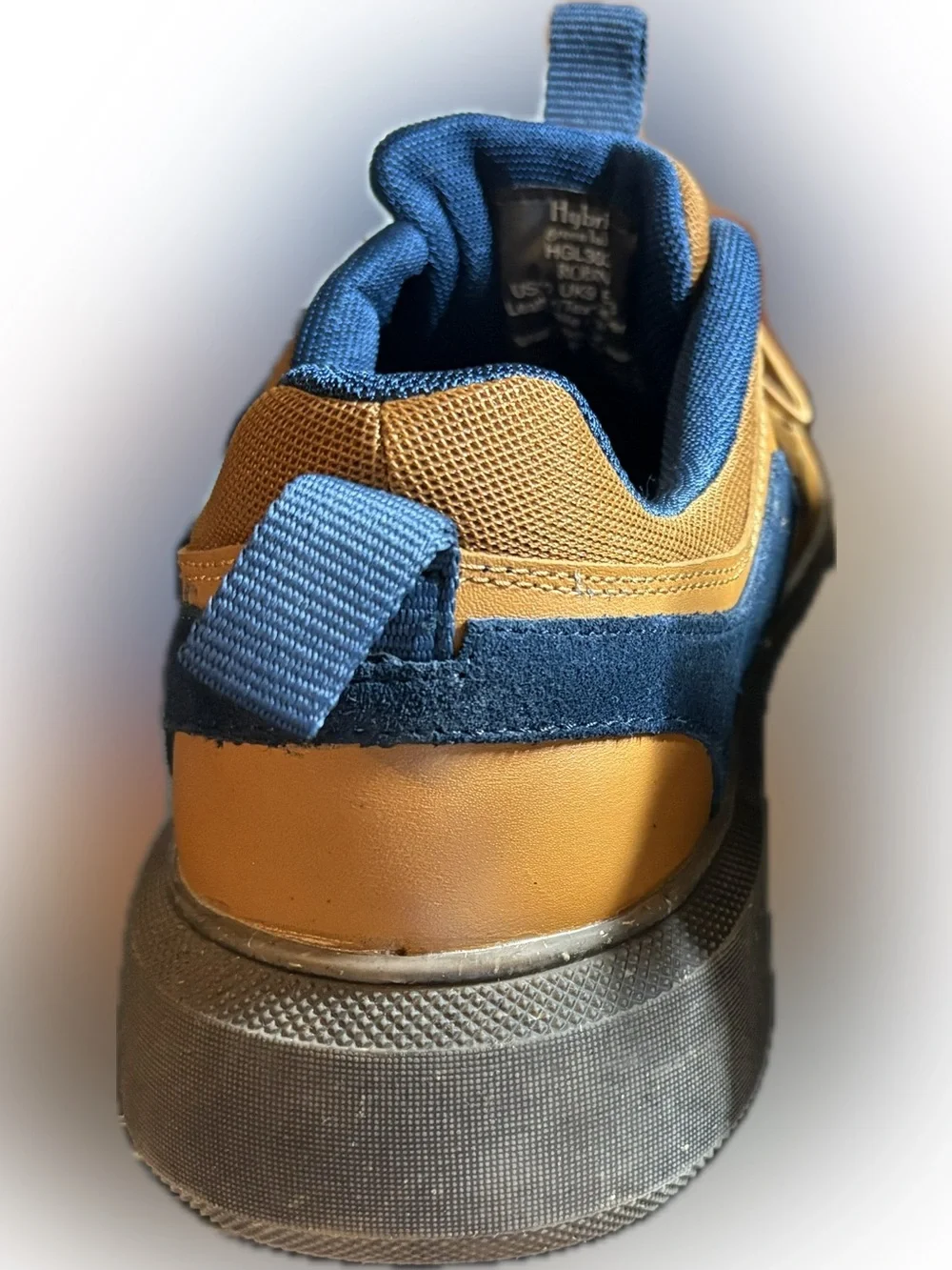 Men's Casual Tan and Navy casual, leather shoes